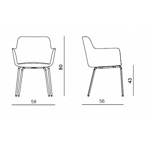 Konferenzssessel, auf 4 Rollen Gestell in Anthrazit, Stoff: Türkis