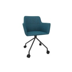 Konferenzssessel, auf 4 Rollen Gestell in Anthrazit,...