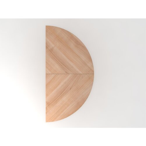 Anbautisch halbrund 160 x 80 cm