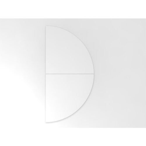 Anbautisch halbrund 160 x 80 cm