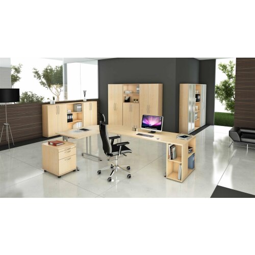 Schreibtisch C-Fuss 120x 80 cm