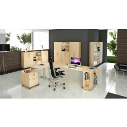 Schreibtisch C-Fuss 160x 80 cm