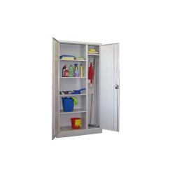 Stahl Besen- Putzmittelschrank 100 cm breit, 60 cm tief,...