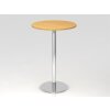 Stehtisch rund Ø 80 cm, 111 cm hoch Buche/Chrom