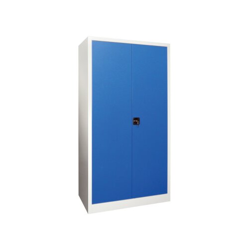 Schwerlastschrank 4 Schubladen, 3 Fachböden bis 120 kg pro Boden, Korpus: Lichtgrau, Türen: Anthrazitgrau