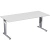Schreibtisch feste Höhe 180 x 80 cm , Dekor: Lichtgrau