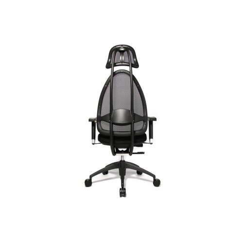 Netzdrehstuhl mit Kopfstütze