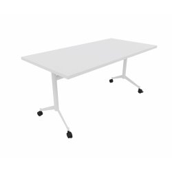Klapptisch auf Rollen Serie Trend Tiefe 70cm  Dekor Weiss...