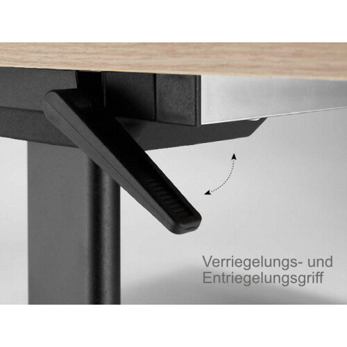 Klapptisch auf Rollen Serie Pro Tiefe 80cm  Dekor Weiss Gestell Silber Breite 160