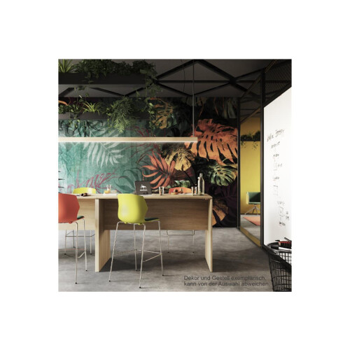 Stehtisch Economie Breite 120 cm Dekor Lichtgrau