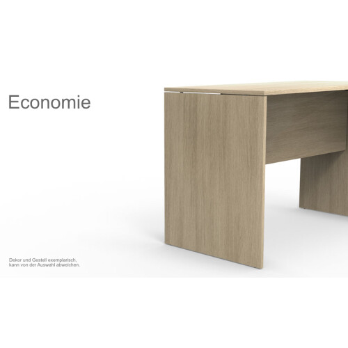 Stehtisch Economie Breite 120 cm Dekor Lichtgrau