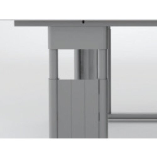 Schreibtisch  PC-Form links höhenverstellbar 180x 100 cm, Dekor: Ahorn