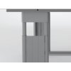 Schreibtisch höhenverstellbar, 180x80 cm , Dekor: Weiss