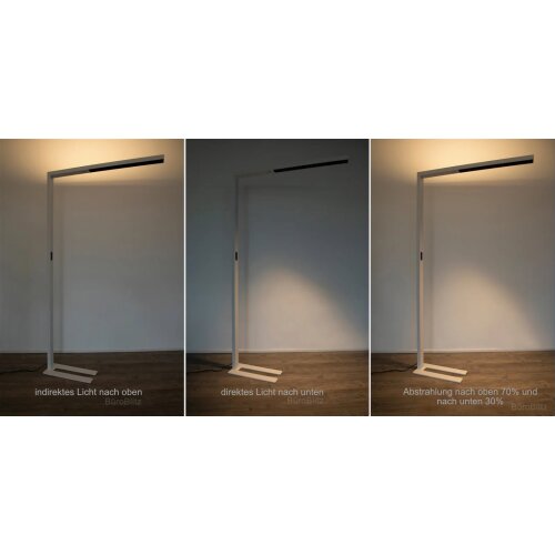 LED Standleuchte stufenlos dimmbar