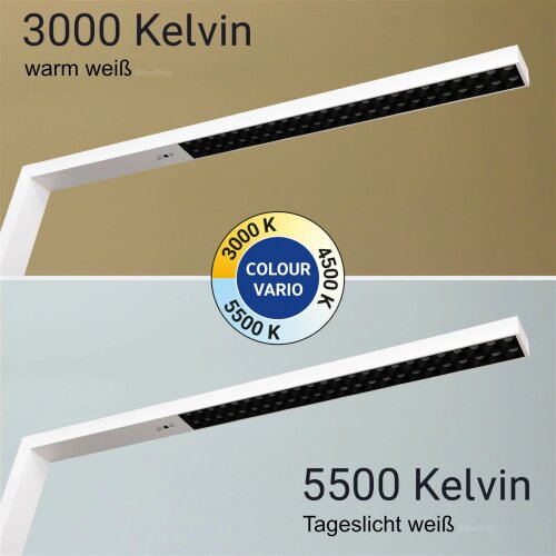 LED Standleuchte stufenlos dimmbar