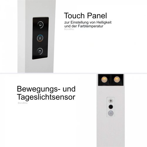 LED Standleuchte stufenlos dimmbar