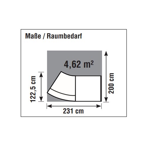 Empfangstheke Bogenform mit Beratungsplatz 229 cm breit, Dekor: Weiss, mit LED Beleuchtung, mit Stauraum