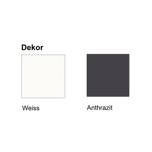 Empfangstheke L-Form wahlweise Weiss/ Anthrazit