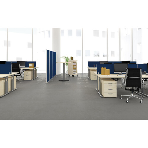 Schreibtisch höhenverstellbar, 120x80 cm , Dekor: Weiss