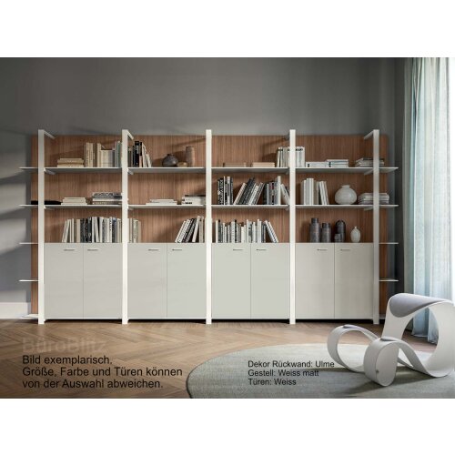 Wandregal Serie ISEO 3 Abteile 5 Ordnerhöhen