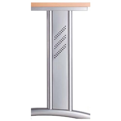 Verkettungswinkel Viertelkreis 80x80 cm Dekor Weiss