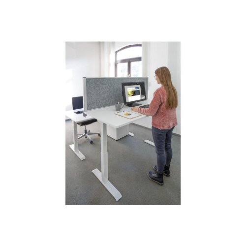 Akustik Tischtrennwand in 2 Längen