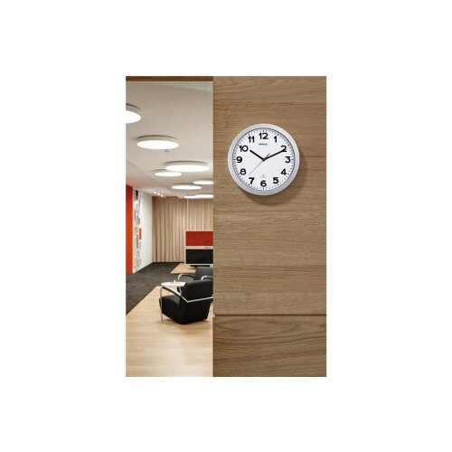 Funk Wanduhr Silber, Ø 30