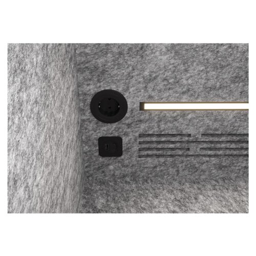 Telefonbox mit Schallschutz