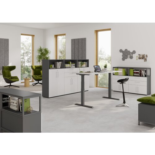 Aktenschrank Serie Klick, 3 OH