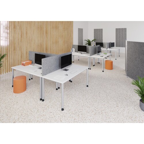 Akustik Tischtrennwand in versch. Längen