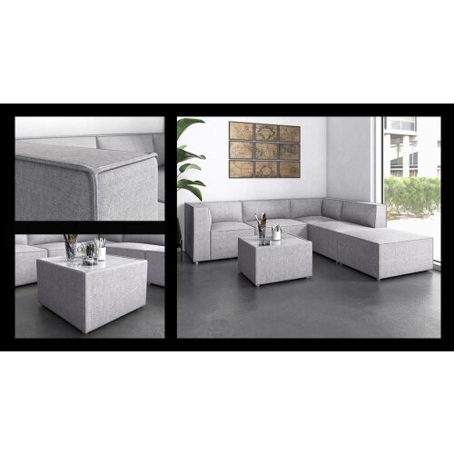 Hocker Modul Serie P  Abschluss links