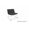 Loungesessel MK, Bezug  Stoff TS Anthrazit Gestell  Chrom