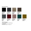 Barhocker Highline mit Kufengestell Bezug V37 Leder Dunkelbraun