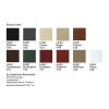 Barhocker Highline mit Kufengestell Bezug V37 Leder Dunkelbraun