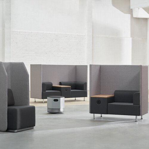 Expresslounge 1-Sitzer mit Ablage