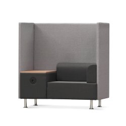 Expresslounge 1-Sitzer mit Ablage