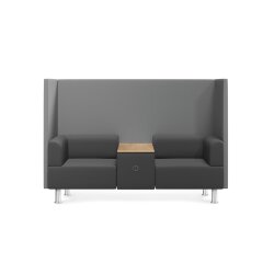 Expresslounge 2-Sitzer mit Ablage