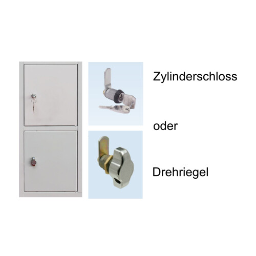 Stahl Schliessfachschrank Select 3 Fächer 300mm Abteilbreite Korpus Lichtgrau RAL 7035 Türen Weinrot RAL 3005
