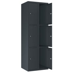 Stahl Schliessfachschrank Select 6 Fächer 400mm...