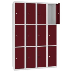 Stahl Schliessfachschrank Select 12 Fächer 300mm...