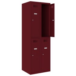 Schliessfachschrank Select 4 Fächer Abteilbreite...