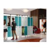 Schliessfachschrank Select 6 Fächer auf Füssen Abteilbreite 300mm