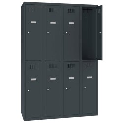 Schliessfachschrank Select 8 Fächer Abteilbreite...