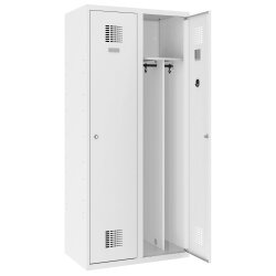 Spind Select 2 Abteile Abteilbreite 400mm Korpus Weiss...