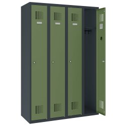 Spind Select 4 Abteile Abteilbreite 300mm Korpus...