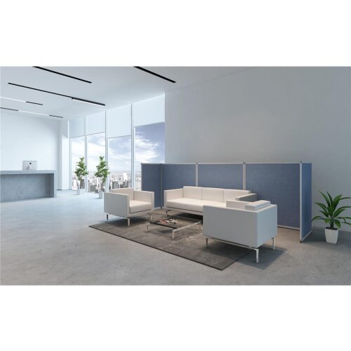 Stellwand mit Stoffbezug Höhe 180 cm