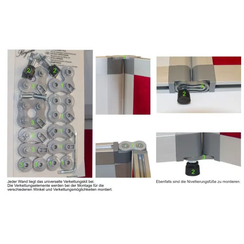 Akustik Stellwand Ultra Höhe 160 cm