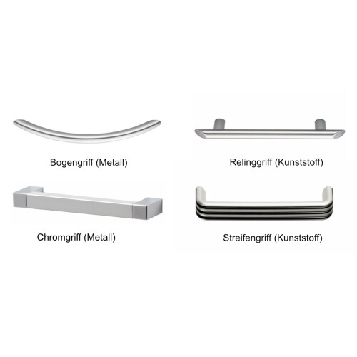 Rollcontainer mit 3 Schubladen, 1 x Utensilienfach, 58 cm Tief abschließbar Nussbaum hell/ Nussbaum hell