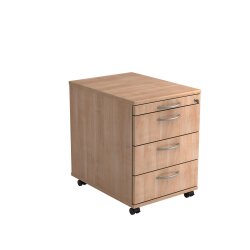 Rollcontainer mit 3 Schubladen, 1 x Utensilienfach, 58 cm...