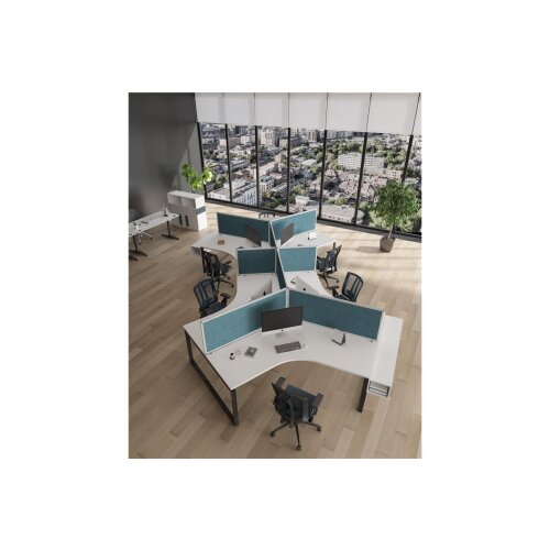 Tischtrennwand Easy Höhe 60 cm